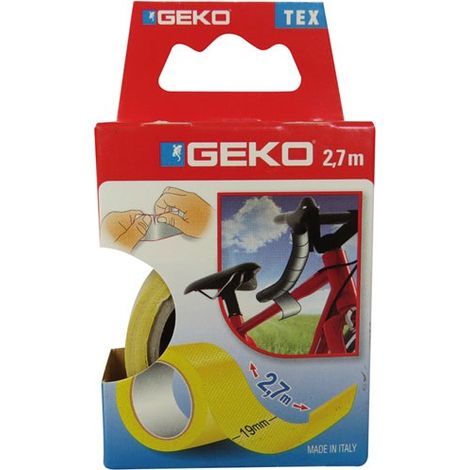 Cinta de tela plastificada 19mmx2.7m Amarillo - Geko