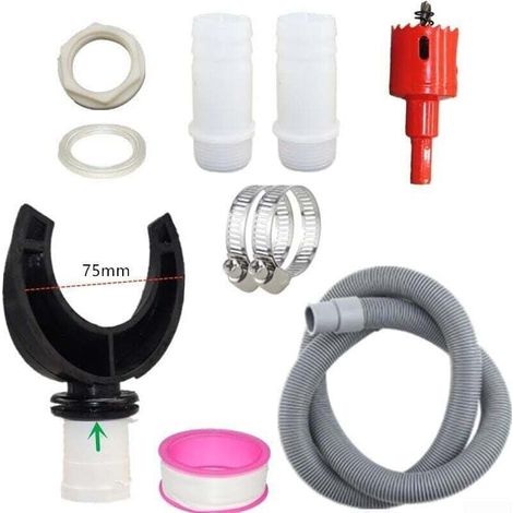 Rain Water Drain Tank Diversion Kit, Garden Hose Connector (75mm) for Agricultural Irrigation, Lawn and Garden MUMU (1/4)