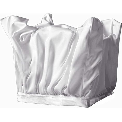 Sac filtrant réutilisable pour nettoyeur de piscine Aquabot 8111 8101 Filtre de rechange en maille de coton pour aspirateur de piscine, facile à nettoyer, réutilisable, blanc (1/5)
