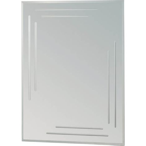 Showerdrape Chelsea Rectangular Wall Mounted 60 x 45cm Bathroom Mirror