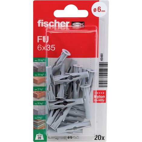 Fischer 045461 FU 6 x 35 K NV Tassello universale 35 mm 1 KIT (1/5)