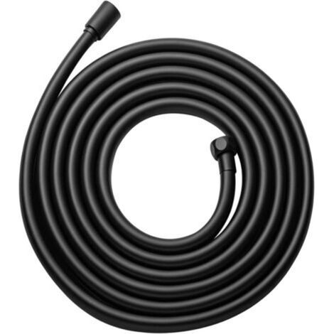 Shower Hose 2.5m, With Anti-Kink Protection, PVC Shower Hose, High Pressure Replacement Shower Hose, For Bathroom Faucets, Matte Black (1/5)