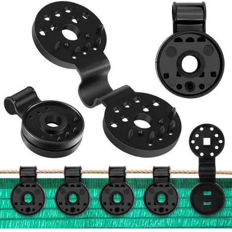 Clips de Fixation - Non spécifié - 80 Pcs - Plastique Durable - Résistant aux Intempéries - Réutilisables (1/4)