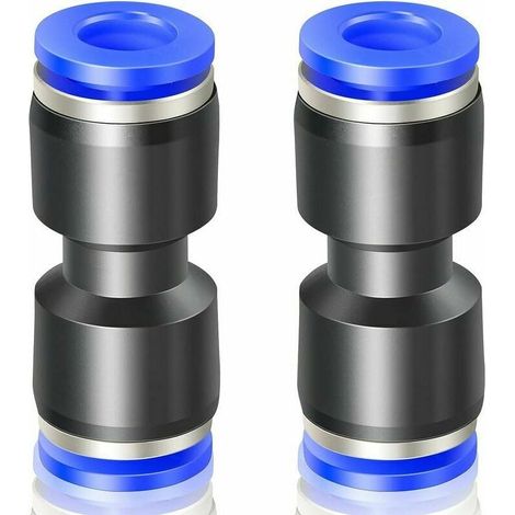 Raccord Push To Connect - 4 mm - 1/8 BSP - Pression Max 1 MPA - Température 0 à 60 °C - Pour Air - Lot de 2 (1/5)