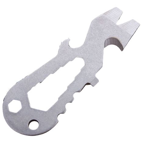 Multifunktionales Werkzeug für Outdoor-Camping: Gürtelclip, Seilschneider, Messer, Schraubendreher, Brecheisen, taktisches Werkzeug (1 Stück). (1/5)