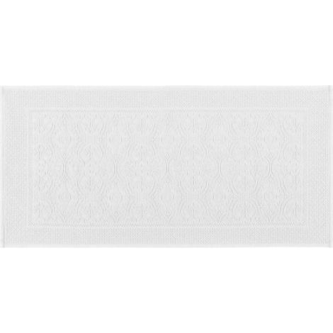 HAOMY - Tapis de bain KYMI Blanc 55 x 110 cm