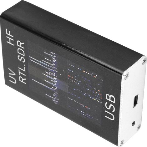 Ortviai Récepteur SDR RTL-SDR USB 100 kHz–1,7 GHz avec puce R820T + RTL8232 pour radio amateur et réception HF/VHF/UHF (1/3)
