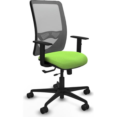 Chaise de bureau piqueras y crespo Zulema noir support lombaire réglable (1/2)