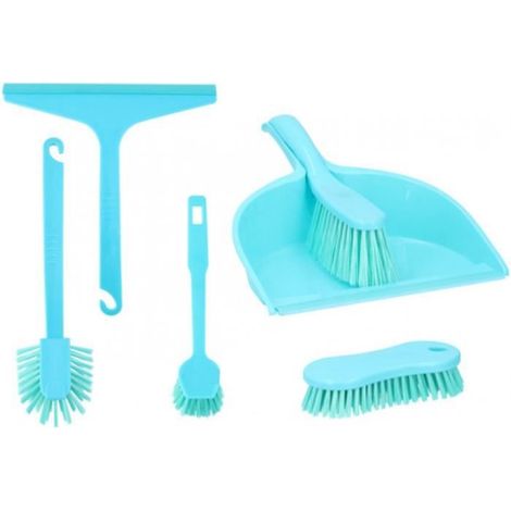 Lifetime Clean kit de nettoyage 6 pièces en plastique bleu (1/2)