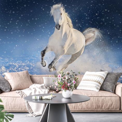 Papier peint panoramique - Cheval - 130 cm x 87 cm (1/4)