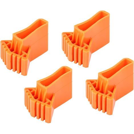 4pcs Antidérapants en Caoutchouc pour Échelle, Couvre-Pieds d'Échelle, Pieds d'Échelle Tapis Caoutchouc pour Échelle (1/5)