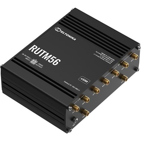Teltonika RUTM56 Router Industrial Dual-Modem 5G/4G 5x Gigabit Ethernet WiFi 5 GNSS (1/3)