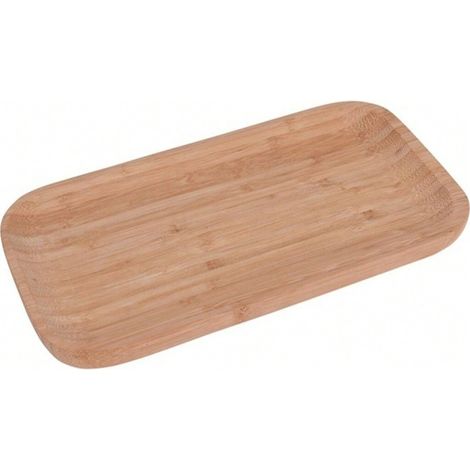 Serviertablett aus Bambus, 25 x 13 cm, braun (1/4)