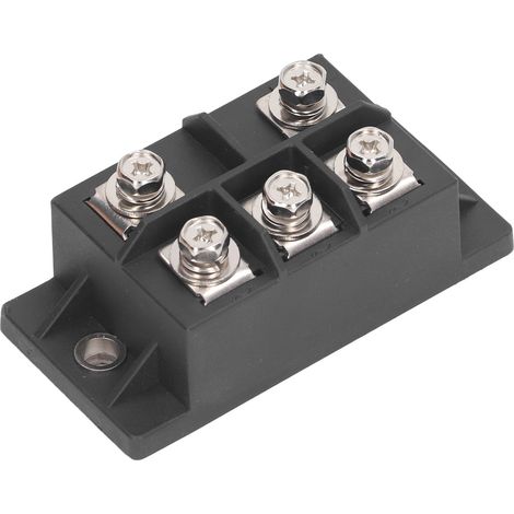 Module redresseur triphasé à diodes, pont redresseur 100 A 1600 V, dissipateur thermique à plaques en laiton, (1/5)