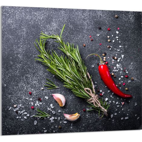 PANNELLO IN VETRO PER CUCINA 65x60 Ardesia (1/5)