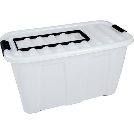Plast-team Aufbewahrungsbox mit Rollen im skandinavischen Design (1/3)