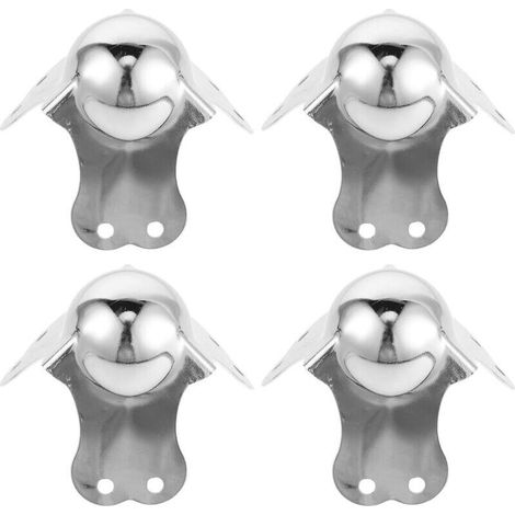 Lot De 4 Protections D'Angle Pour Bâches De Camion Sangles De Fixation Protections D'Angle Robustes Pour Chargements Et Emballages Couleur Argent
