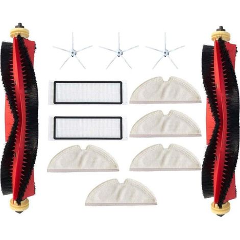 Lot de 12 pièces de rechange pour accessoires Xiaomi Roborock S5 Max et S6 Pure (blanc) (1/5)