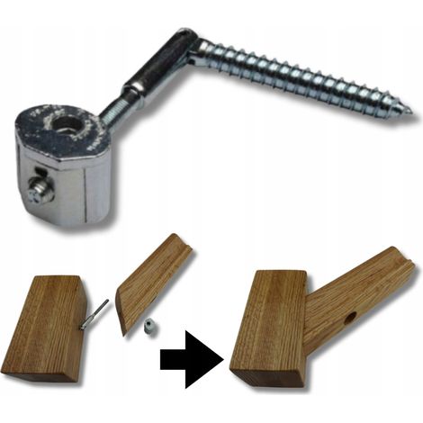 Connecteur de main courante Zipbolt 11.550 - Métal - Installation facile - Résistant et durable