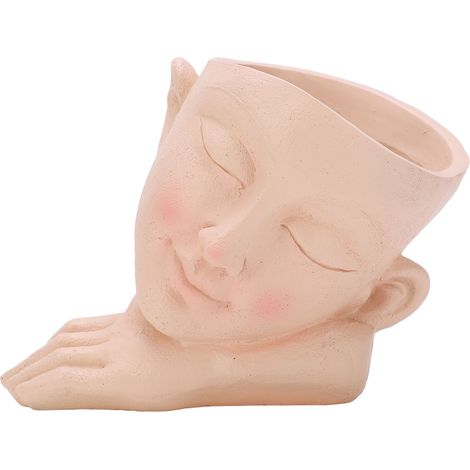 Vase visage humain art simple durable léger exquis beau décoration table maison (1/5)