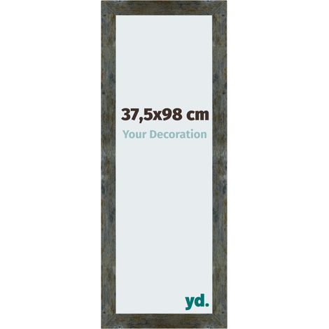 yd. - Cadre photo 37.5x98 - Bleu Or Melange - MDF - Mura