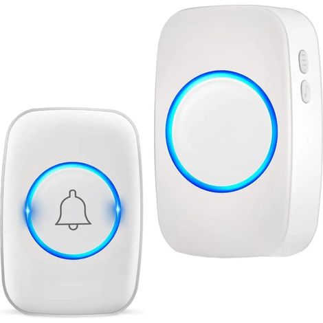 Smart sans fil sonnerie 1 émetteur 1 récepteur à distance (1/5)