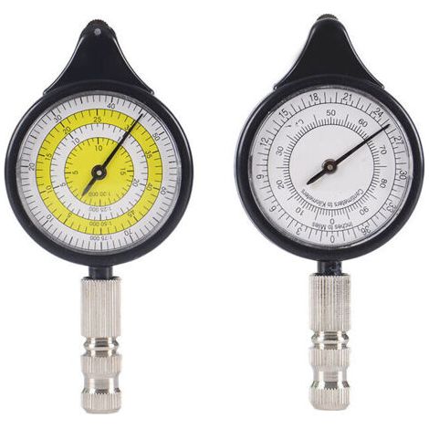 QORVA-2 Pcs Carte Télémètre Odomètre Multifonction Compass Curvimètre Appareil, Opisomètre, Curvimètre