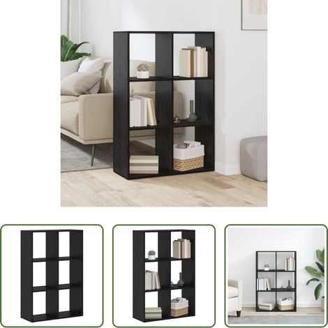 Rangement livres - Bibliothèque Chêne noir 69,5 x 29 x 103,5 cm Bois d'ingénierie (1/5)