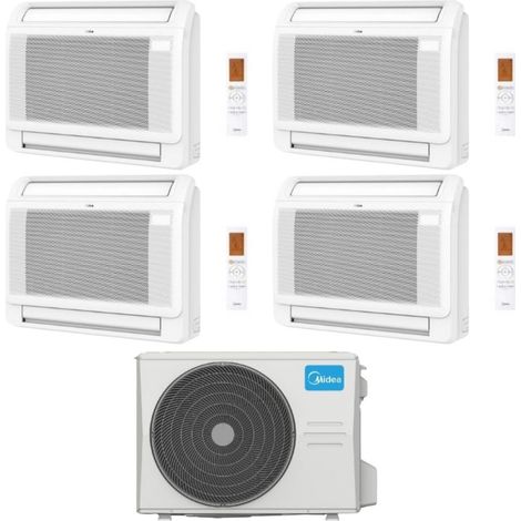 Midea Climatizzatore Console Quadri Split MFA2U 9+9+18+18 con M5OE-42HFN8-Q Inverter R 32 Wi-Fi Optional Classe A++