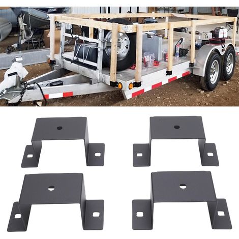 Support de Poteau de Remorque Multifonctionnel en Métal pour Plateaux et Camions 2x4in - KZQ (1/5)