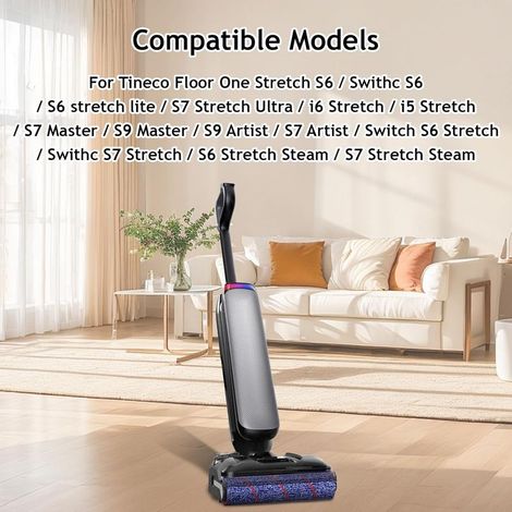 Brosse rotative Filtre pour Tineco Floor One Stretch S6/Swithc S6/S6 stretch lite/S7 Stretch Ultra/i6 i5 Stretch/S7 S9 Master/S9 S7 Artist/Switch S6 Stretch/Swithc S7 Stretch/S6 S7 Stretch Steam (1/5)