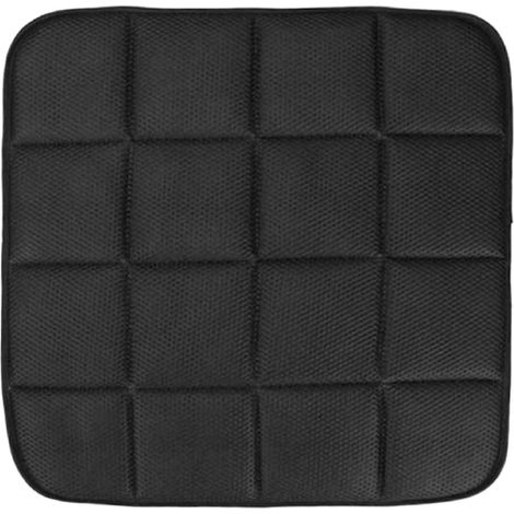 Natürliche Bambooehoutskool Bureaustoel Kussen Auto Zit Kussen Anti-Slip Kussen - Schwarz