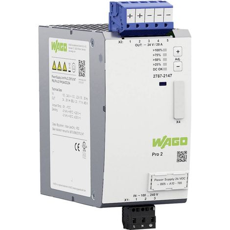 WAGO Pro 2 Alimentatore per guida DIN 20 A 480 W Contenuto 1 pz. (1/5)
