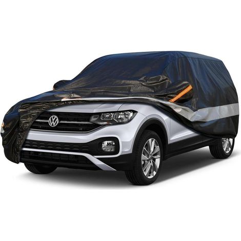 Bâche auto 10 couches imperméable respirante pour Volkswagen T-Roc (2017-2023) noire (1/5)