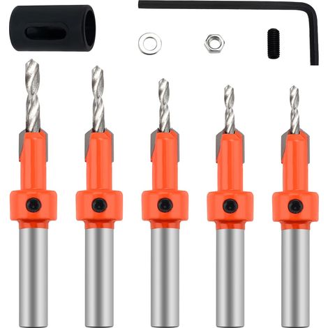 Set mit 10 Schleifköpfen für pneumatische Schleifmaschinen, zum Schleifen und Trennen von Steinen.