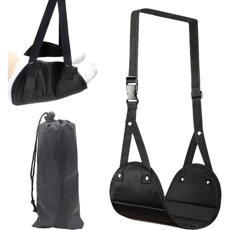 Hamac De Pieds Pour En Avion Repose-Pieds Ergonomique Pour Avion Avec Support Podal Réglable pour TGV et Voiture avec Suspension Confortable (1/5)