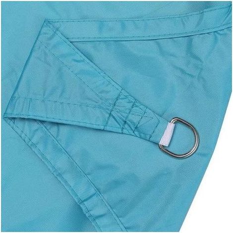Voile d’ombrage Rectangulaire pour Patio Anti 95% UV avec Corde Libre Toile imperméable pour Balcon Patio terrasse Jardin extérieur Lac Bleu 3x3m (1/5)