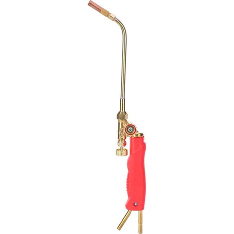 Pistolet de chalumeau à gaz, H01-2 Micro-professionnel en laiton Laiton multifonctionnel à joint polyvalent de type injection à oxygène, chalumeau à souder 30Cm.
