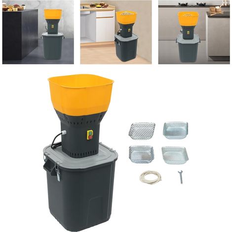 Moulin à céréales électrique de 45 l, Moulin à grains électrique, en polypropylène pour aliments agricoles, pour la maison et l'agriculture 37 x 37 x 85 cm