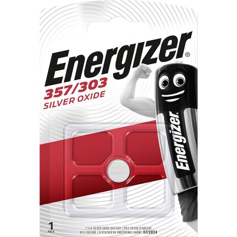 Energizer SR44 Batteria a bottone 357 Ossido dargento 150 mAh 1.55 V 1 pz.