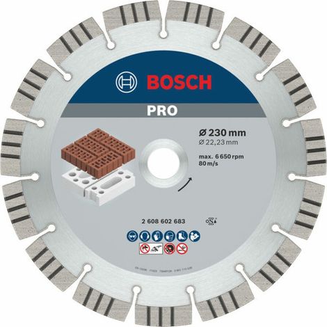 Bosch Diamanttrennscheibe Best for Abrasive 230 x 22,23 x 2,4 x 15 mm (1/5)