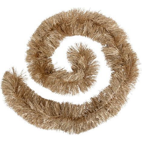 Guirlande de Noël BOA large 15 cm Beige Nude Longueur 2 mètres - Feeric Christmas (1/2)