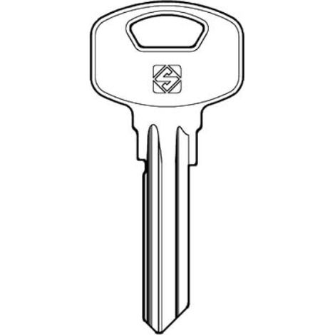 Chiave piatta yale ya91 silca ottone nichelato (25 pezzi) Silca (1/2)