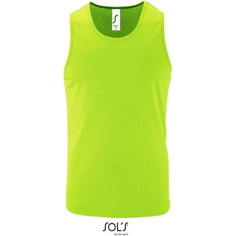 Camiseta De Tirantes De Deporte De Hombre SOL'S SPORTY TT MEN 3XL Verde neón