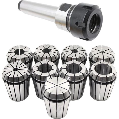 Mandrin de Tour, Système de Pinces ER32, Construction Durable, Argent (1/2)