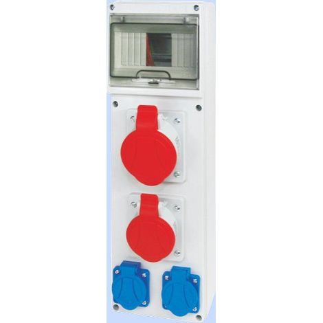 Tableau électrique elektromet rse-02 6 modules IP54 pré-câblé