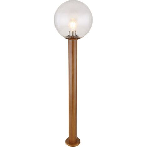 Globo - lámpara de pie - Ossy - natural - aluminio - Ø 25cm - (1/5)