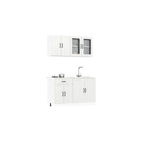Ensemble d'armoires de cuisine 4 pcs Kalmar bois d'ingénierie (1/5)