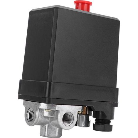 Vanne de commande de pressostat de Type vertical 380V 3 phases 4 trous G1/4 "pour compresseur d'air-Crezuo (1/5)