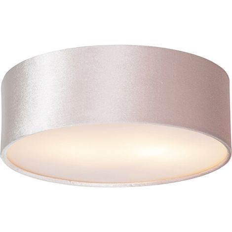Deckenleuchte rosa 30 cm mit goldener Innenseite - Drum